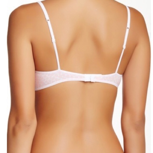 JOES JEANS PEONYGEO PINK COTTON BASIC BRALETTE - Picture 2 of 2